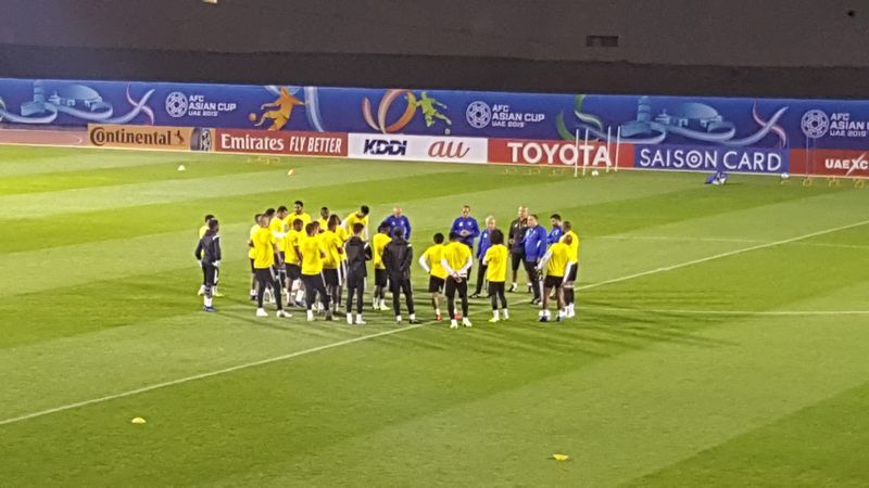 من مران منتخب الإمارات 