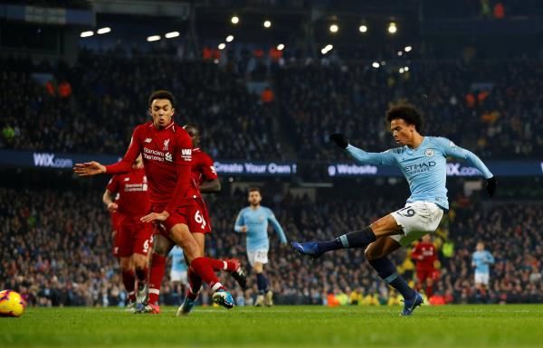 من مباراة مانشستر سيتي وليفربول