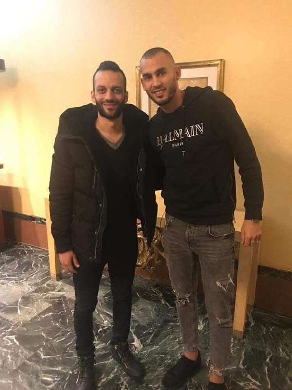 بوطيب مع أمير مرتضى بعد التوقيع