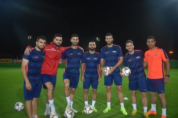 لاعبو منتخب سوريا