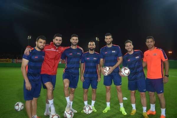 لاعبو منتخب سوريا
