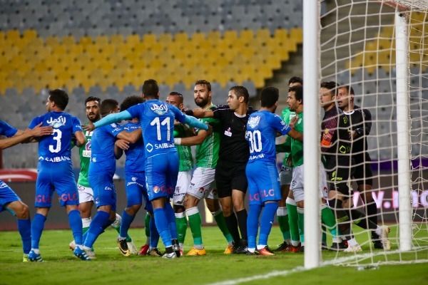 من لقاء الزمالك والاتحاد السكندري