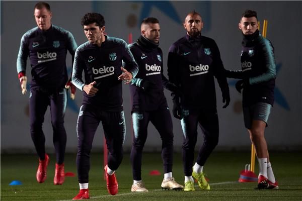 لاعبو برشلونة