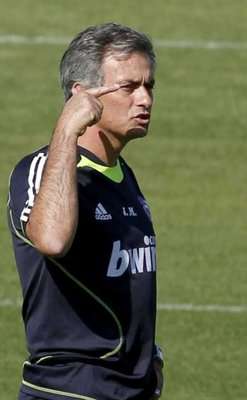 البرتغالي خوزيه مورينهو مدرب ريال مدريد الاسباني