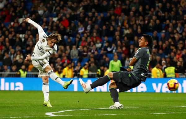 مودريتش خلال اللقاء