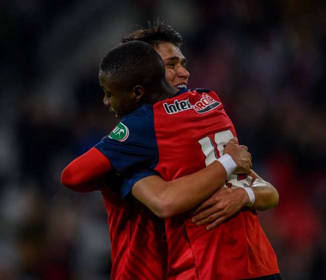 فرحة لاعبي ليل