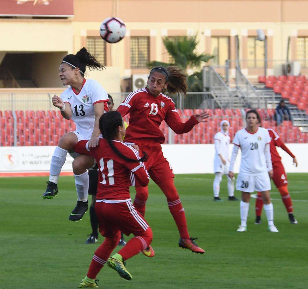 من مباراة الإمارات والأردن