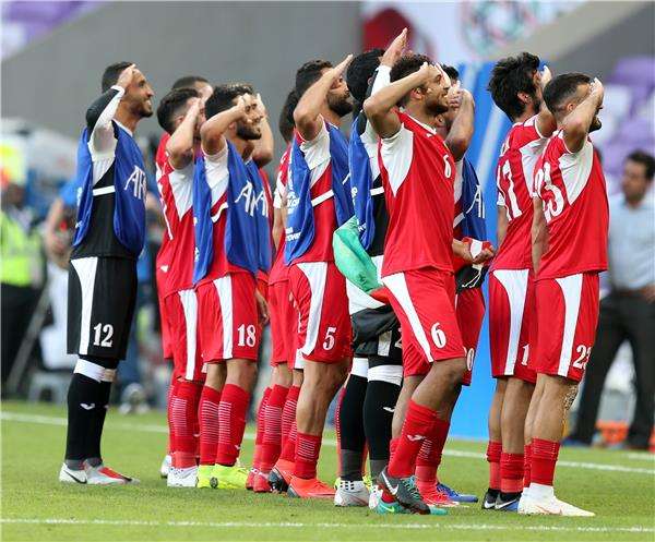 لاعبو منتخب الأردن