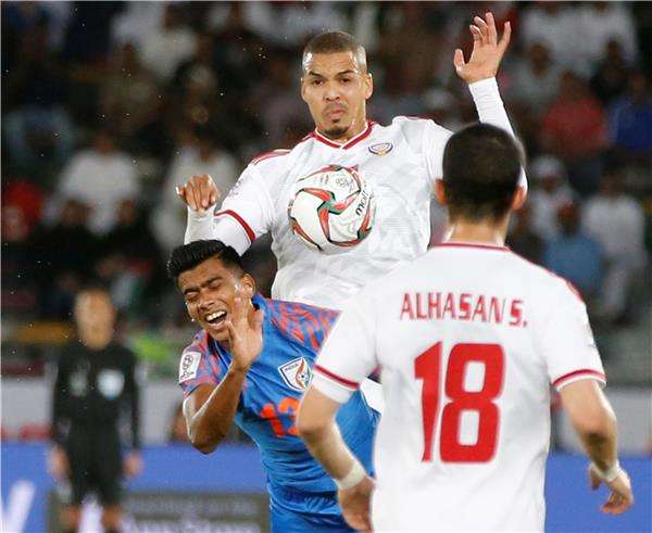 إسماعيل أحمد في مباراة الهند