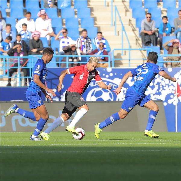 لقطة من المباراة