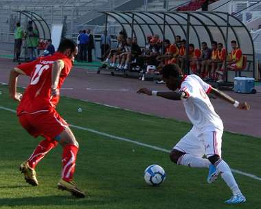 جانب من المباراة