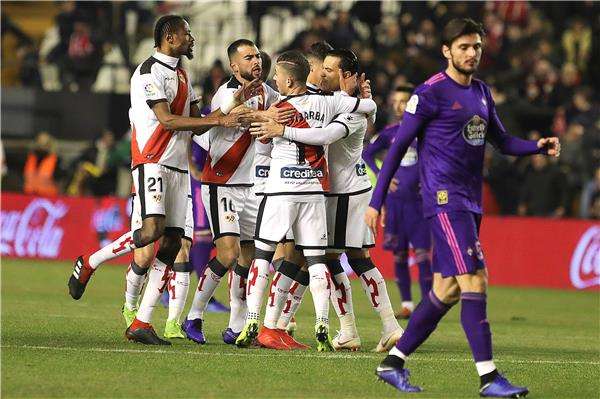 فرحة لاعبي رايو فاليكانو