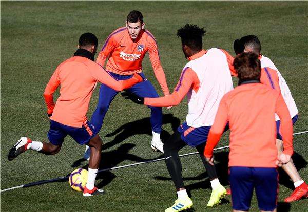 من تدريبات أتلتيكو مدريد