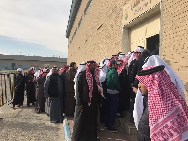 جانب من انتخابات العربي