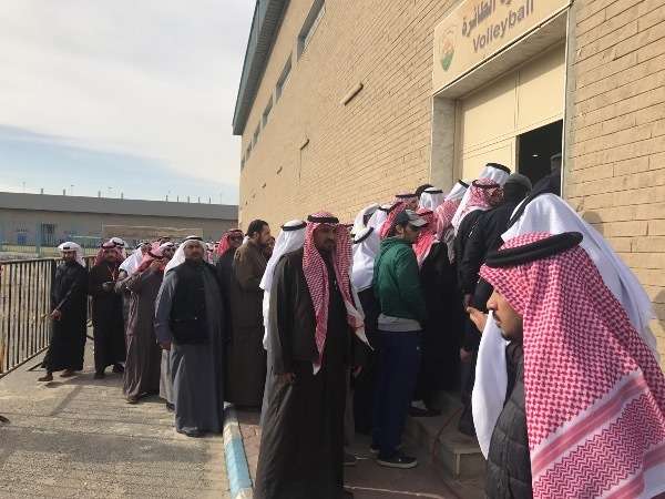 جانب من انتخابات العربي