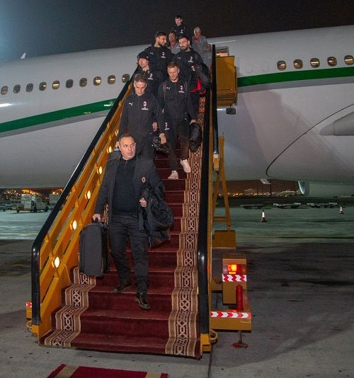 جانب من وصول ميلان