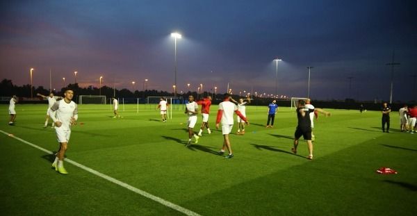 جانب من التدريبات