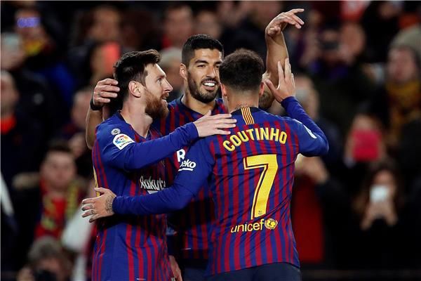 لاعبو برشلونة