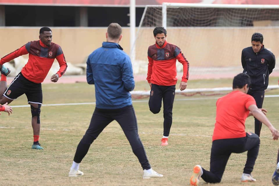 حمدي فتحي في مران الأهلي