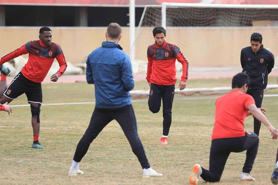 حمدي فتحي في مران الأهلي