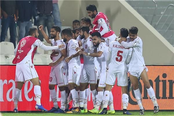 فرحة لاعبي البحرين
