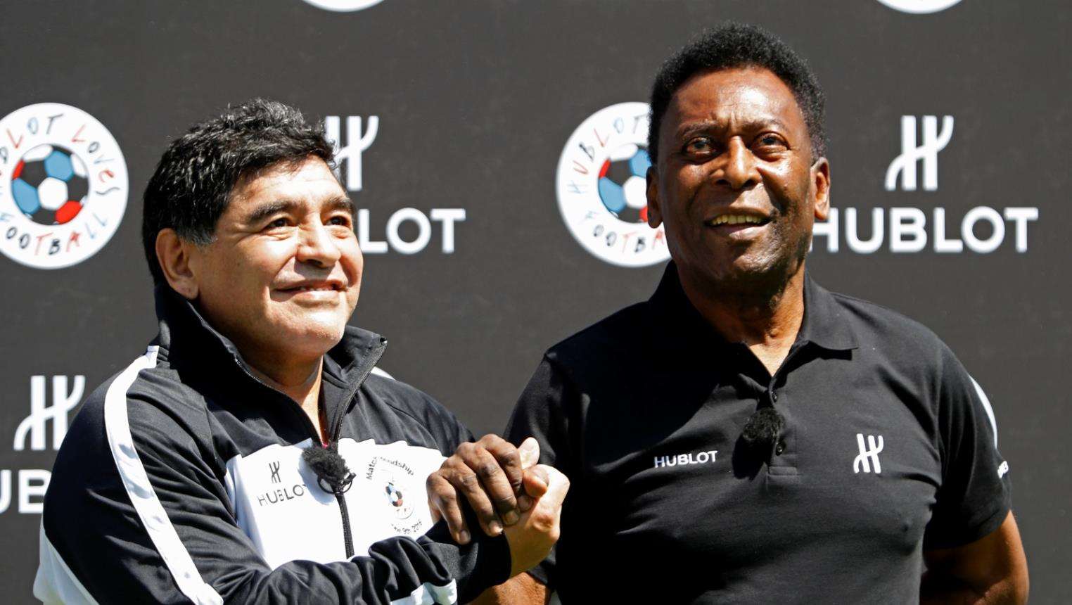 بيليه ومارادونا