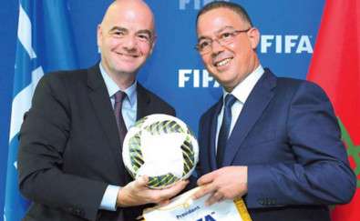 إنفانتينو ورئيس الاتحاد المغربي