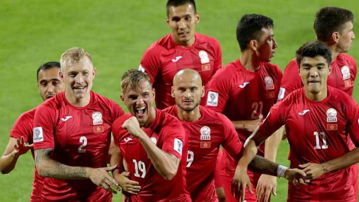 لاعبو قيرغيزستان