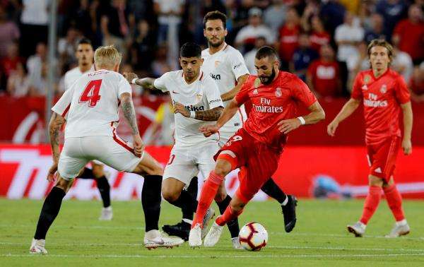 من لقاء سابق بين ريال مدريد وإشبيلية