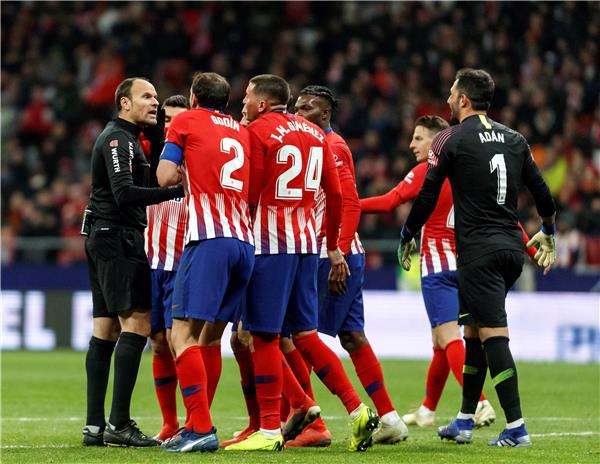 لاعبو أتلتيكو مدريد