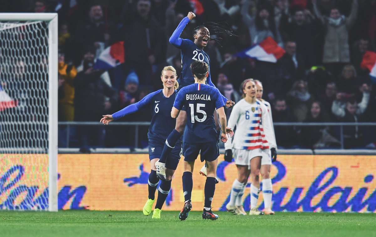 من انتصار سيدات فرنسا على أمريكا