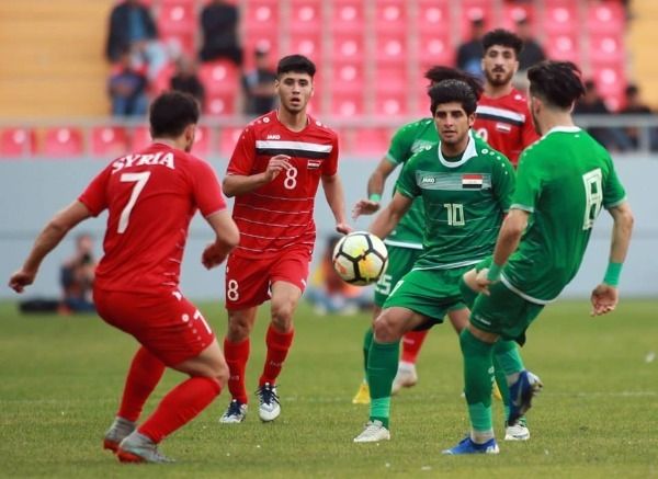 من مباراة سوريا والعراق