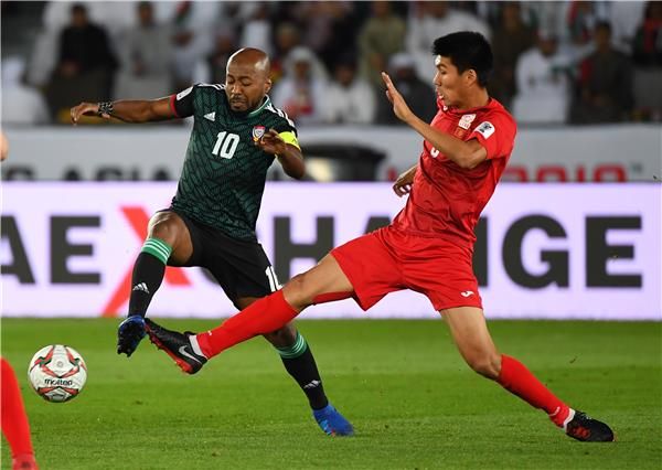 جانب من لقاء الإمارات وقيرغيزستان