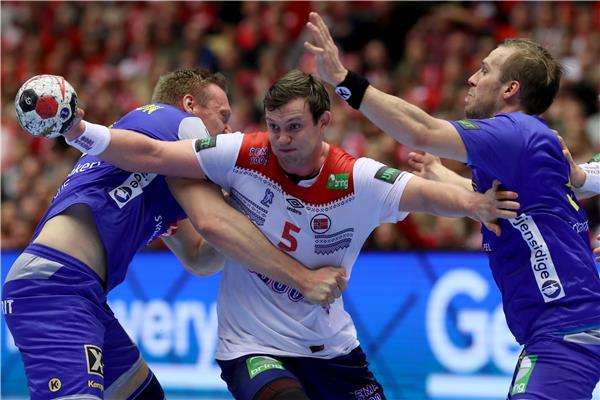 جانب من لقاء النرويج والسويد