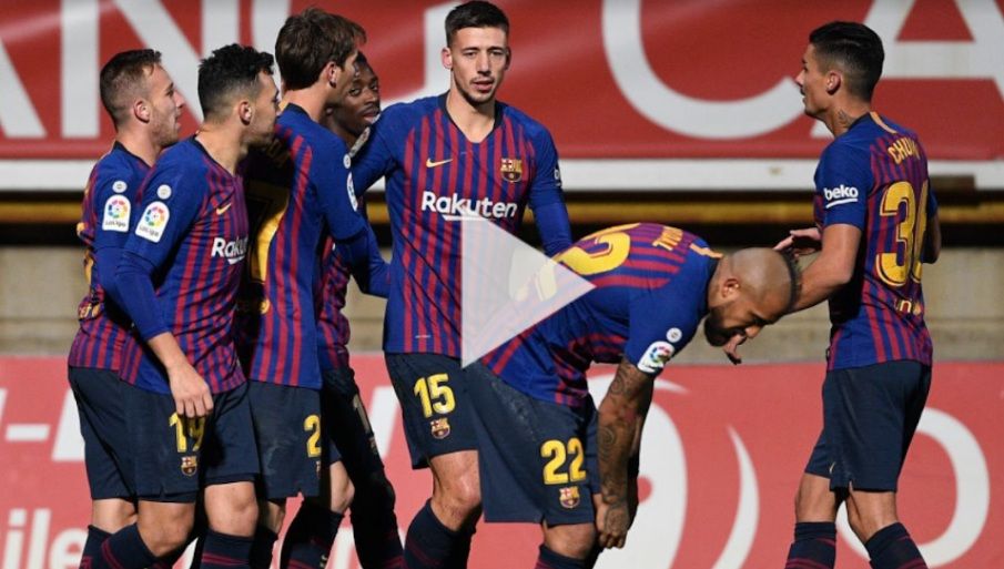 لاعبو برشلونة