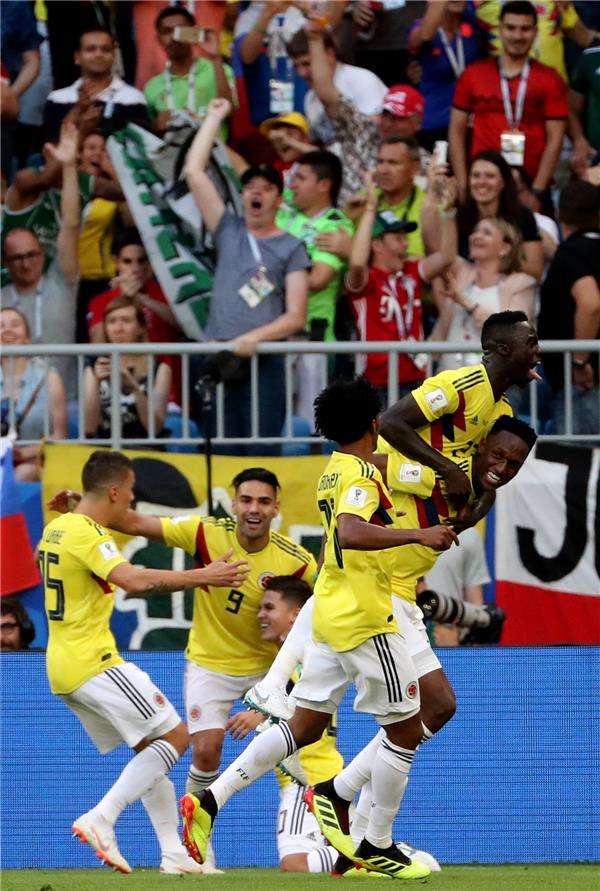 لاعبو كولومبيا