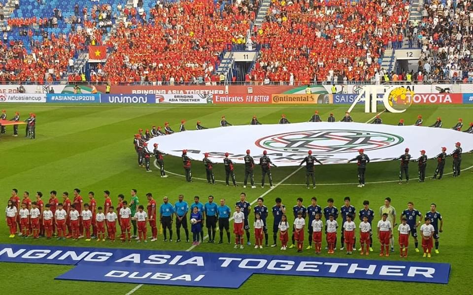 قبل انطلاق المباراة