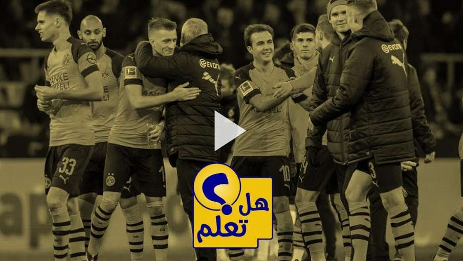 رويس مع لاعبي دورتموند