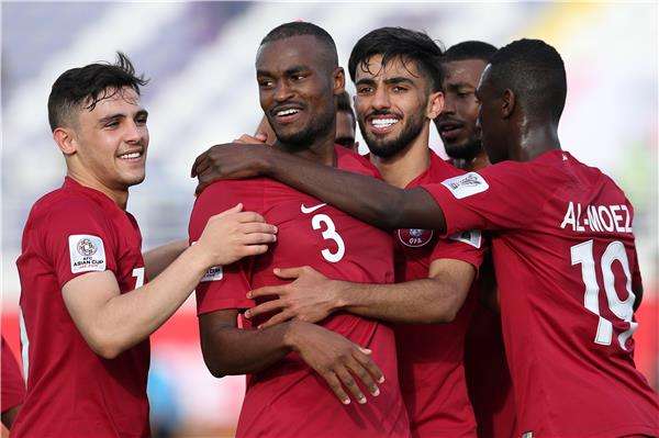 لاعبو المنتخب القطري