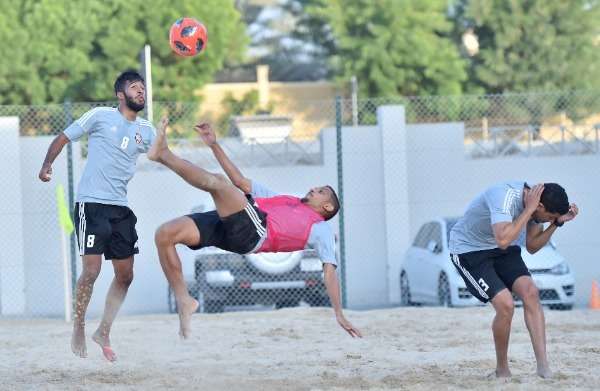 من تدريبات المنتخب