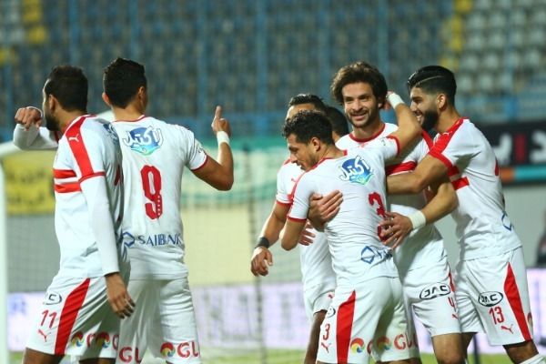 فرحة لاعبي الزمالك