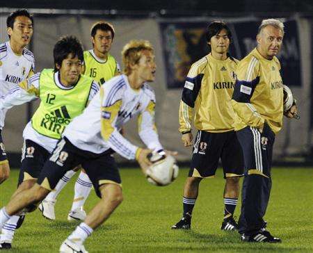 تدريبات منتخب اليابان الإستعدادية لودية الأرجنتين