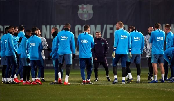 لاعبو برشلونة