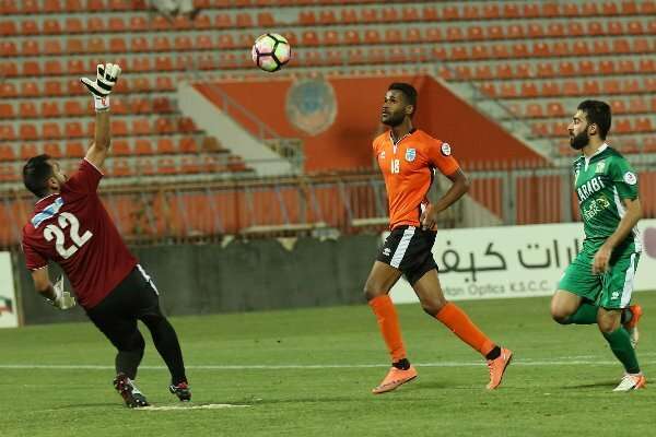 جانب من مباراة لكاظمة