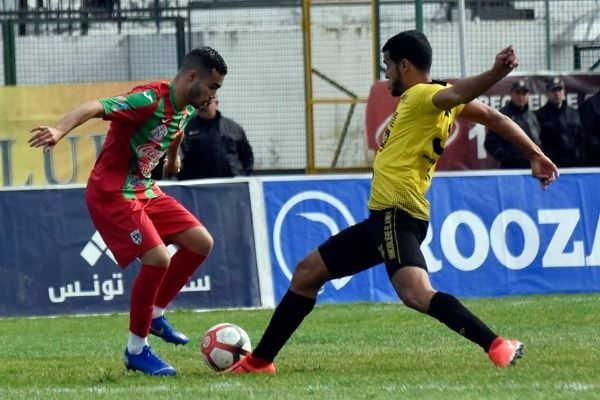 من مباراة الملعب التونسي والبنزرتي