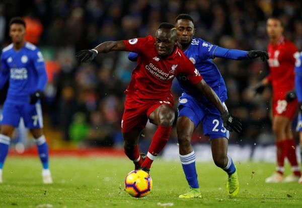 من مباراة ليفربول وليستر سيتي