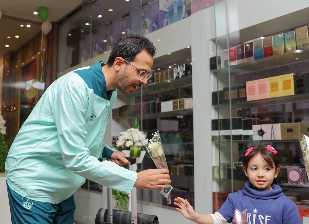 جانب من الاستقبال 