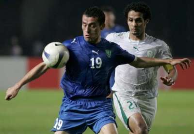 لقاء سابق بين المنتخبين في آسيا 2007