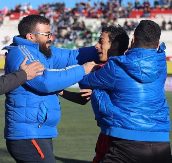 كريم منصور بعد تسجيل هدف الفوز بشباك البقاع