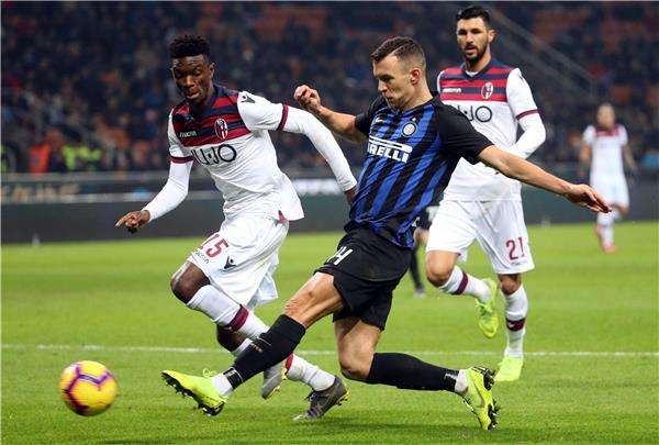 من مباراة إنتر ميلان وبولونيا